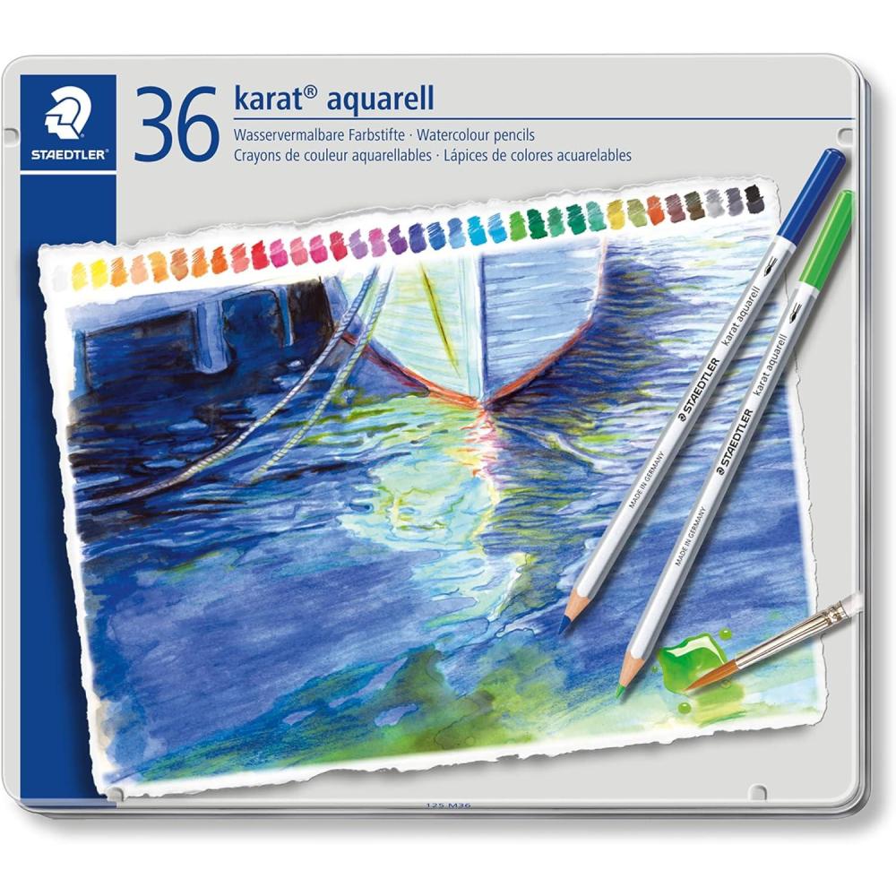 Staedtler Set 125 M36 36 Colors Dilshan Watercolor Pencil(Assorted ...